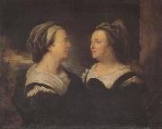 Hyacinthe Rigaud Two Views of the Artist's Mother (mk45) painting